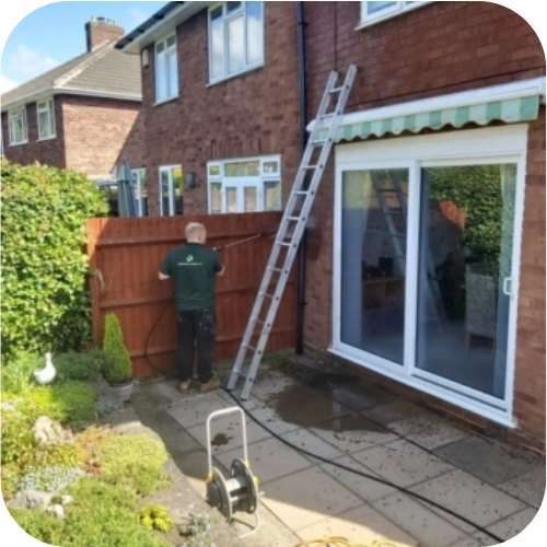 Weatherdry Damp team cleaning home in preparation for Damp Proofing treatment