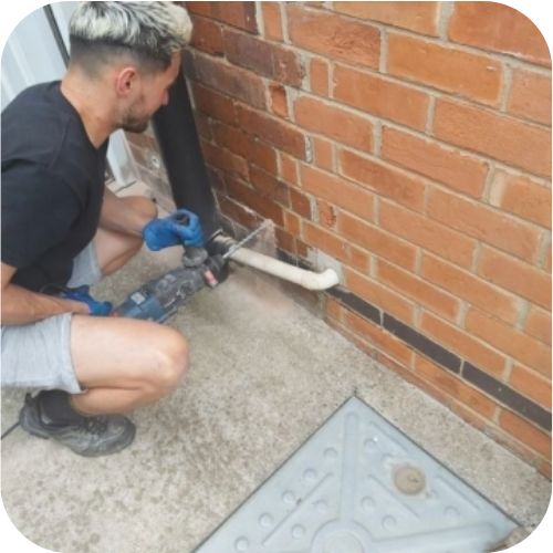 Dryrods installed in Nottingham by Weatherdry Damp Specialists